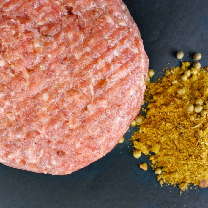 Black Angus burger - ras al hanout