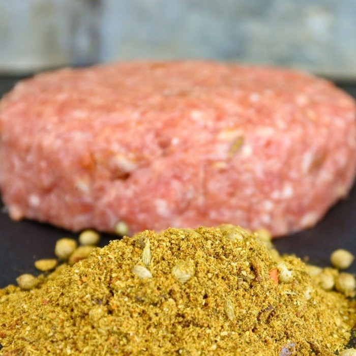 Black Angus burger - ras al hanout