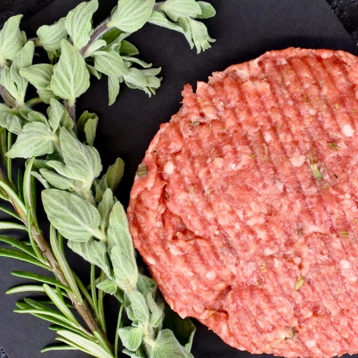 Black Angus burger - rozemarijn/oregano