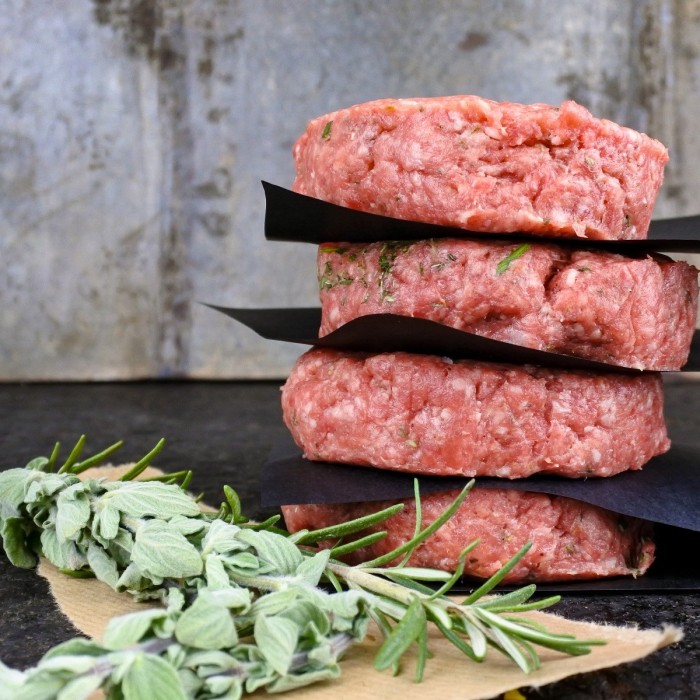 Black Angus burger - rozemarijn/oregano