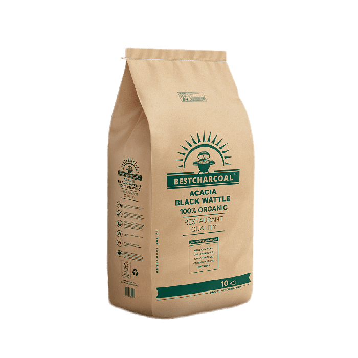 BestCharcoal Acacia Black Wattle Houtskool 10 kg
