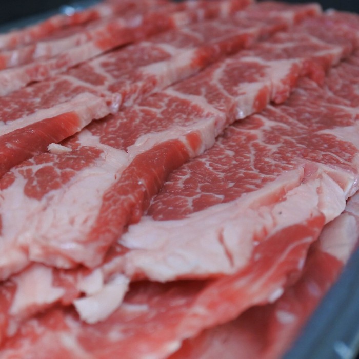 Shabu Shabu chuck steak Black Angus USA 2mm