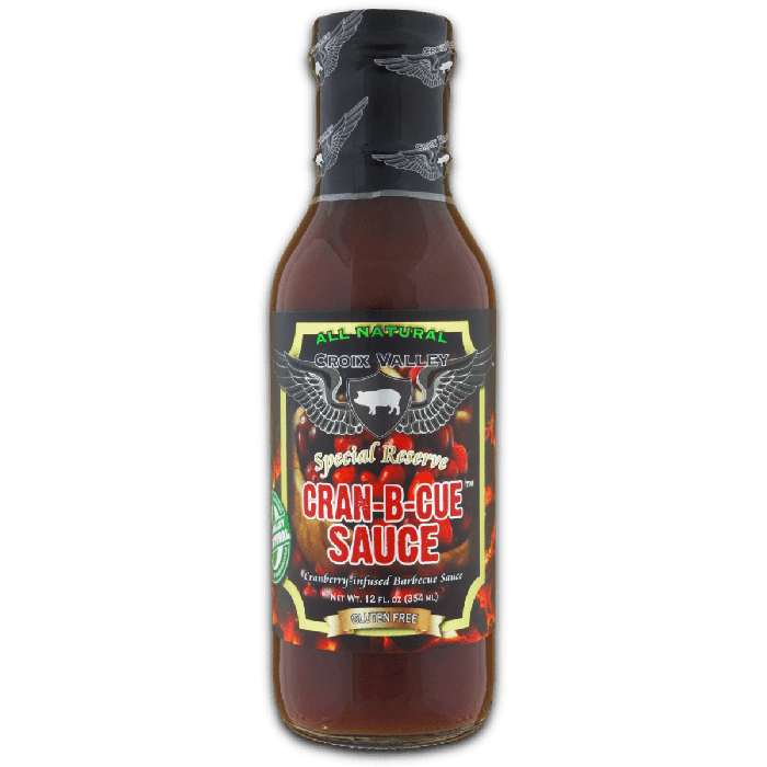Croix Valley Cran B Cue Sauce -fles 354g