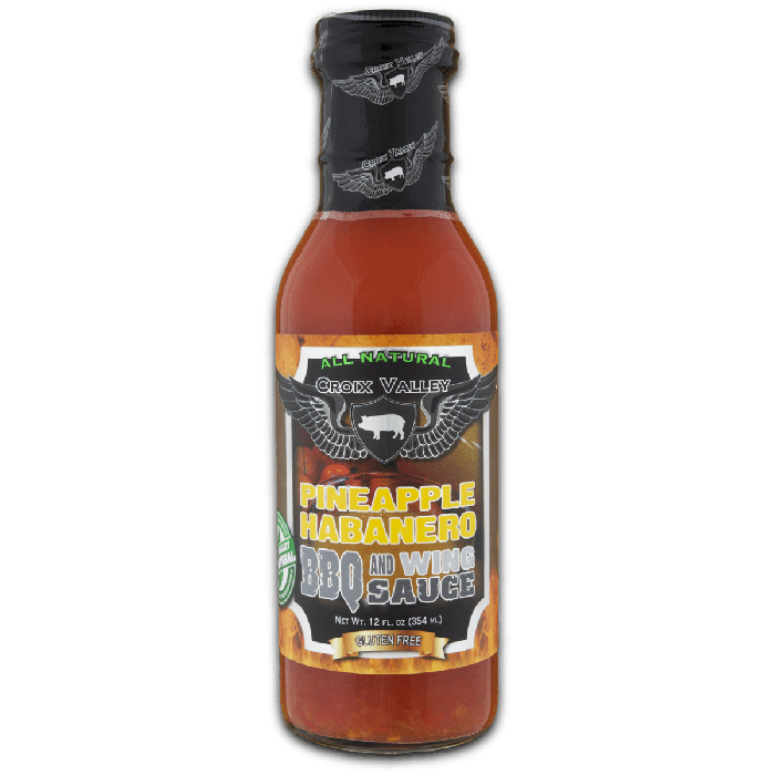 Croix Valley Pineapple Habanero BBQ & Wing Sauce -fles 354g