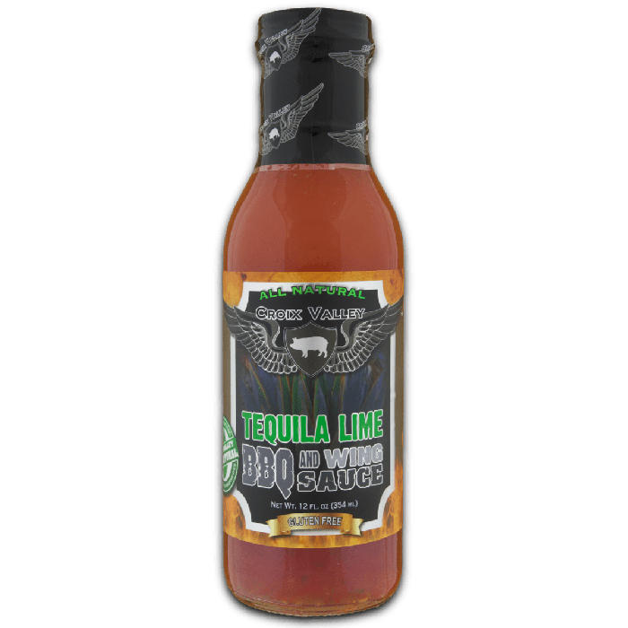Croix Valley Tequila Lime BBQ & Wings Sauce -fles 354g