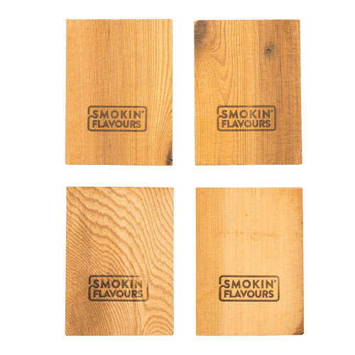 Cederhouten Planken I Set Van 4 I 15 X 11 X 1 Cm