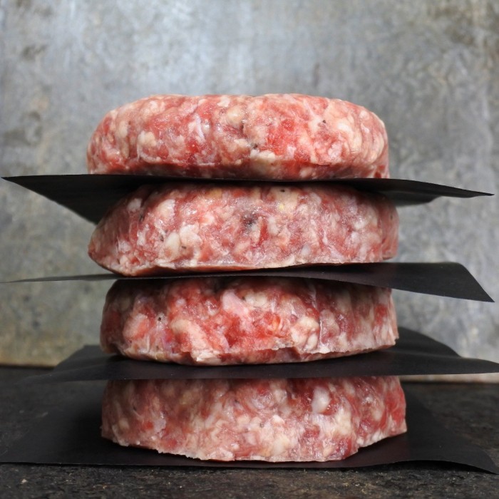Dry Aged Irish grass fed beefburgers