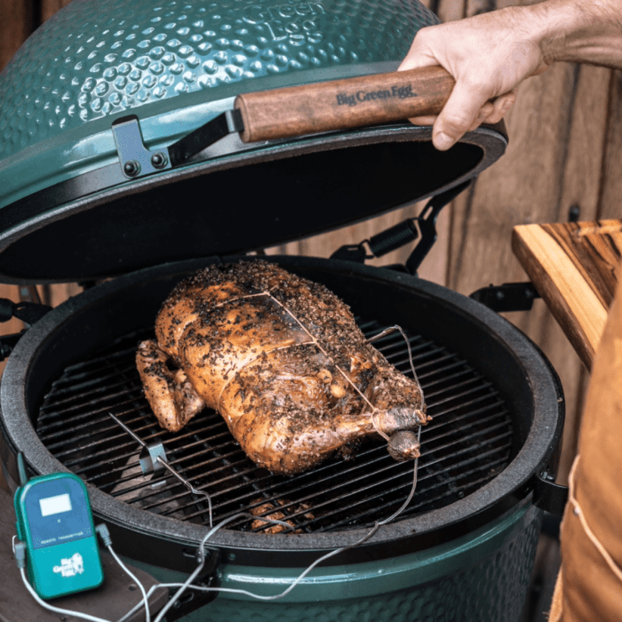 Big Green Egg Large + IntEGGrated Nest + Handler + Zijplankjes
