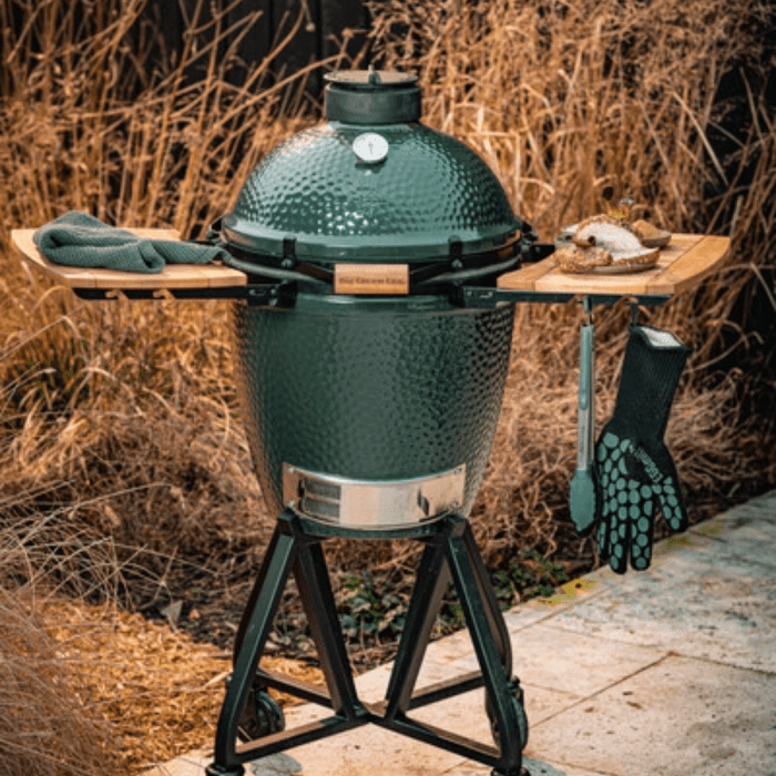 Big Green Egg Medium + IntEGGrated + Handler + Zijplankjes