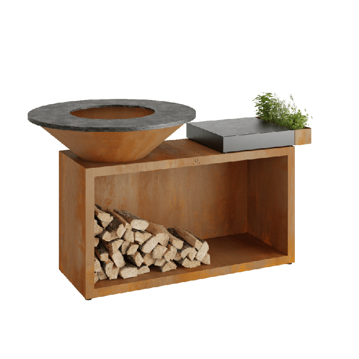 OFYR Island Corten 85 Donker Grijs Keramiek