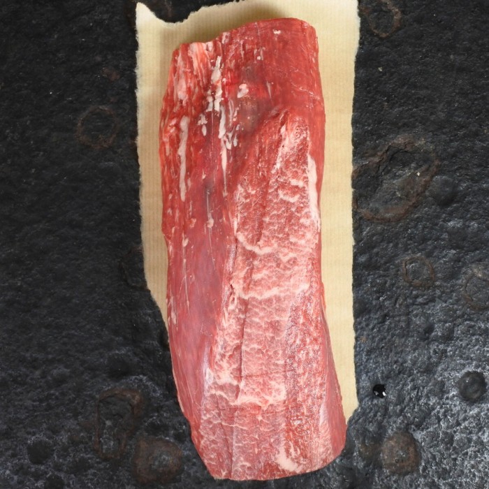 Wagyu ossenhaas voor wellington 8/9 marbling Australia