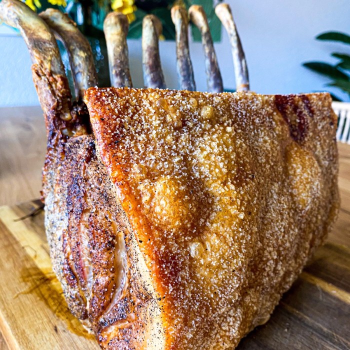 pork roast rack