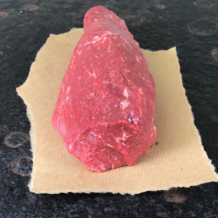 Roastbeef / zijlende van het certified USA Black Angus. 