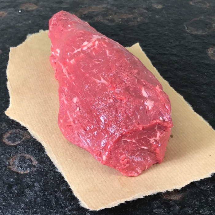 Roastbeef / zijlende van het certified USA Black Angus. 