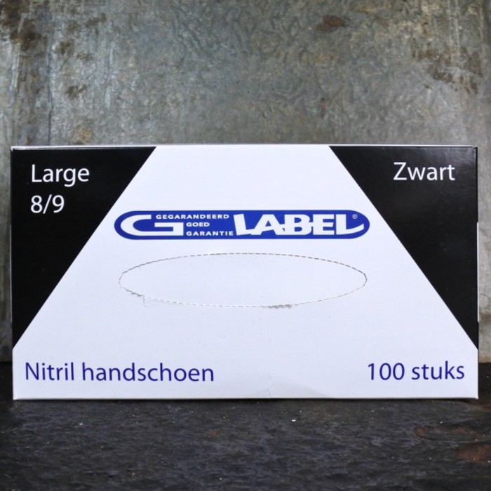 nitril handschoenen zwart 