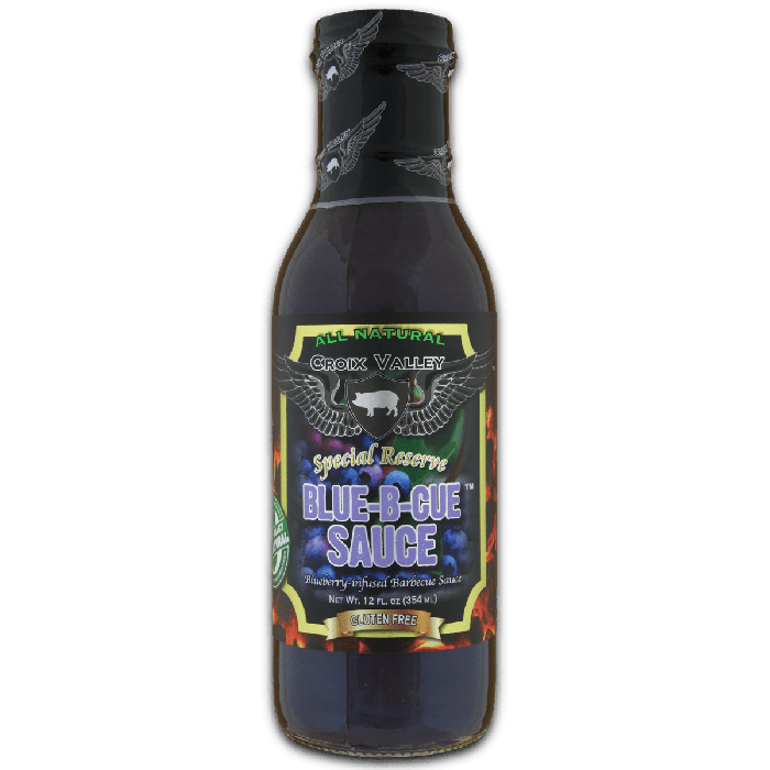 Croix Valley Blue B Cue Sauce -fles 354g