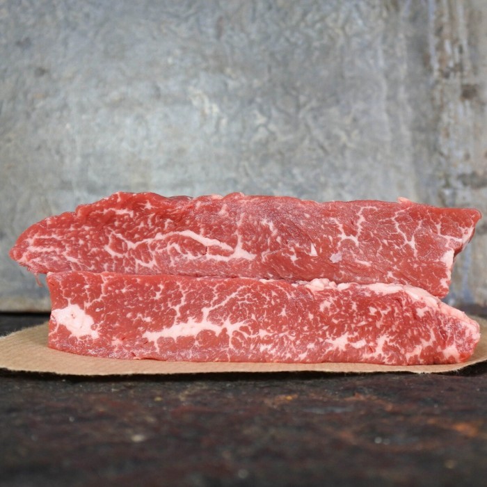 Wagyu flank steak 3/4 marbling Australia