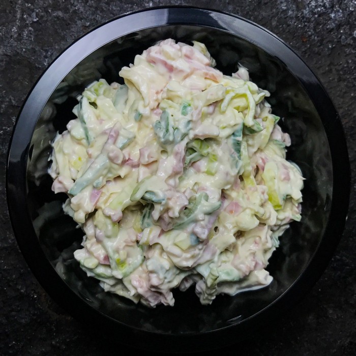 Ham-prei salade