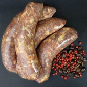 Braadworst LIVAR Espresso/roze peper