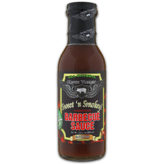 Croix Valley Sweet N Smokey Competition BBQ Sauce -fles 354g