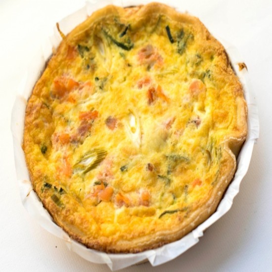 Quiche zalm grande