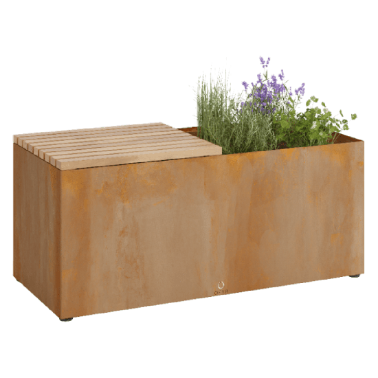 OFYR Herb Garden Bench Corten