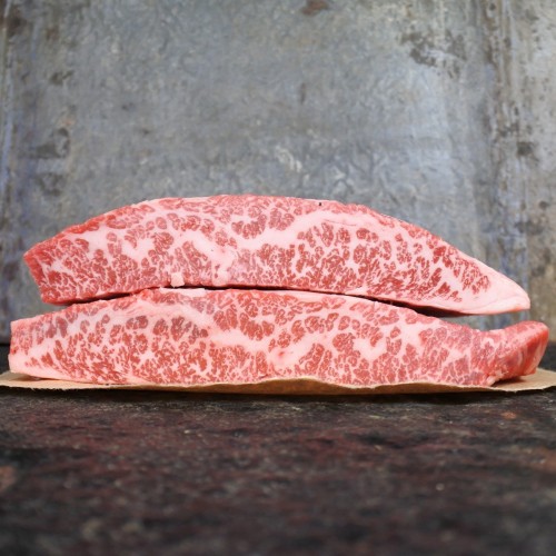 Japans Wagyu flank steak Kagoshima A5+ BMS12