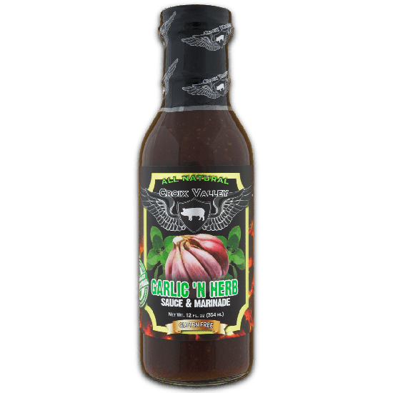 Croix Valley Garlic N Herb Sauce & Marinade -fles 354g