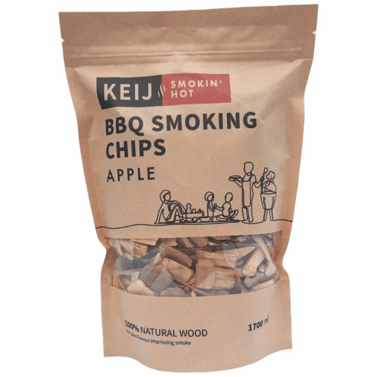 Keij BBQ Smoking Chips Apple -zak 1700 ml